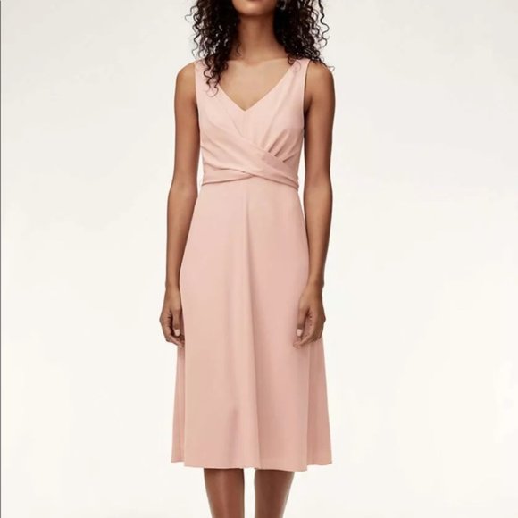 Aritzia Dresses & Skirts - Aritzia Wilfred Darcell Dress in Pink S
